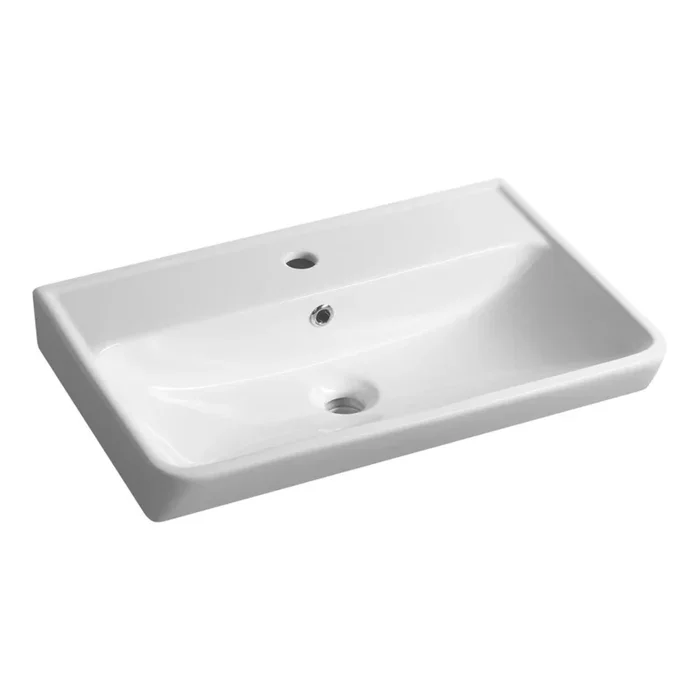 Bruckner – Lavabo empotrado NEON 60×41,5 cm cerámica/blanco