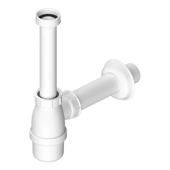 Bruckner – Sifón de lavabo DN40 blanco