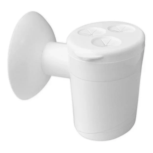 Bruckner – Trampa de vapor con bola para 3 mangueras blanco