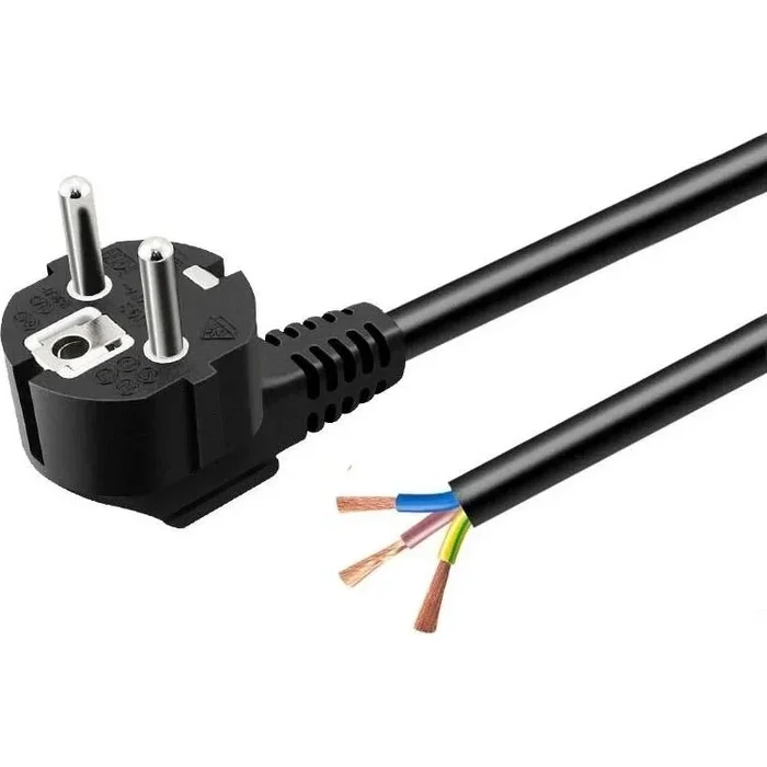 Cable de alimentación de 3 m, 230 V, negro