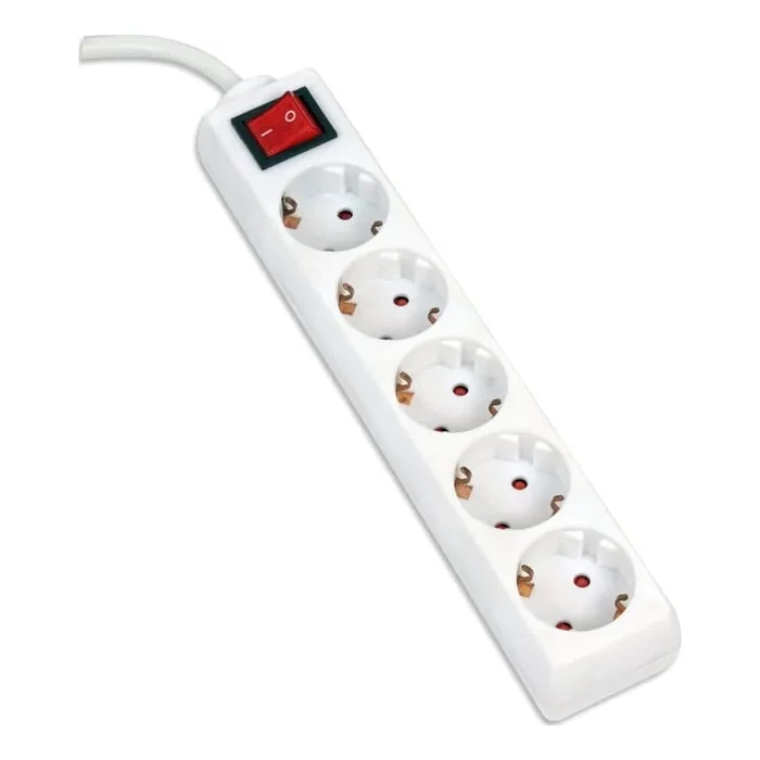 Cable de extensión con interruptor 5Z Tipo F 1,5 m SCHUKO blanco