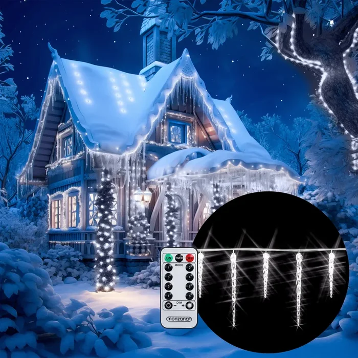 Cadena de luces blancas 10,4m 40 LEDs Navidad