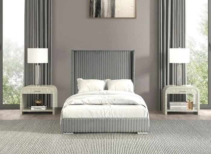 Cadwell Gray Twin Bed