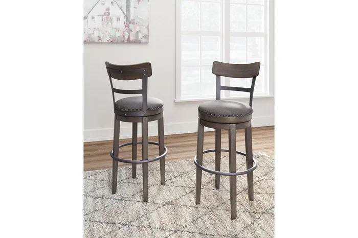 Caitbrook Gray Bar Height Barstool