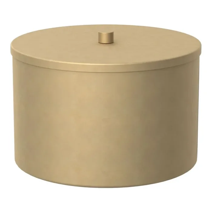 Caja metálica 12×17,5 cm dorado