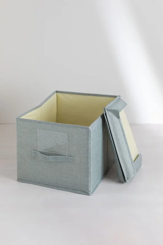 Caja Organizadora con Tapa Tarinna Mousse Celadón – SKLUM