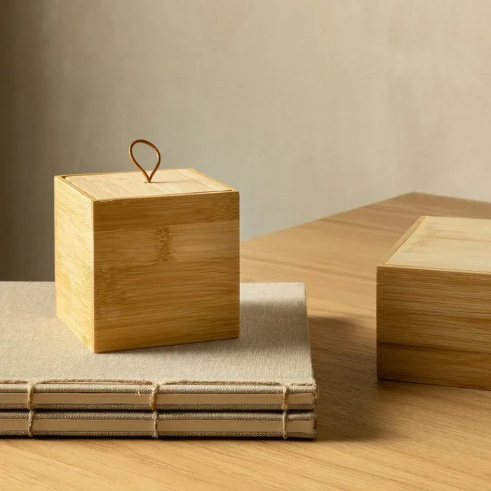 Caja pequeña Wood Natural – Kenay Home