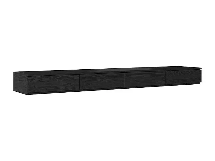 Cajones de cama con cajón Roble negro 180×36.5×16.5 cm