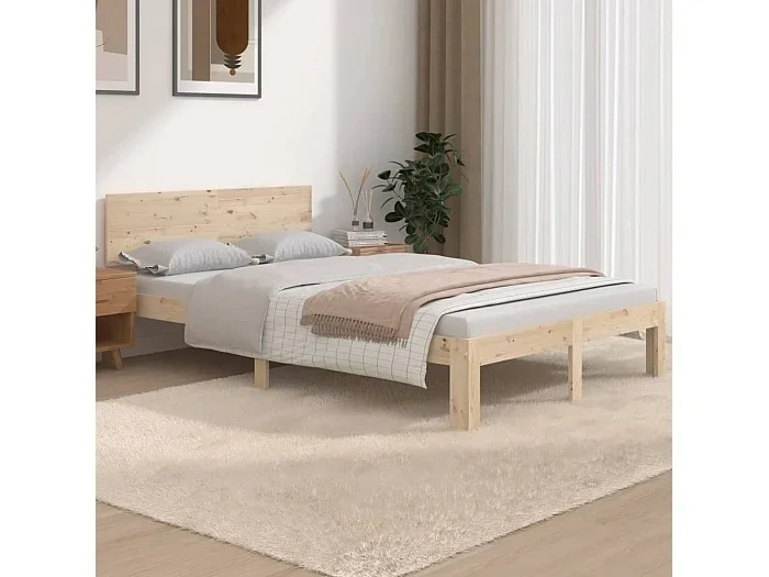 Cama 120×190 cm madera maciza ES58709
