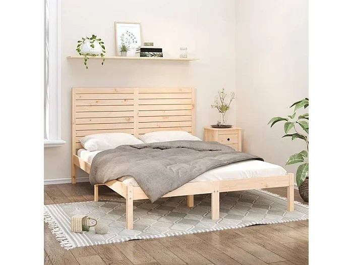 Cama 120×200 cm madera maciza de pino ES48710