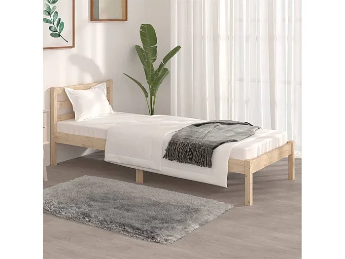 Cama 75×190 cm madera maciza de pino ES48091