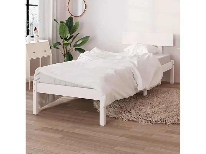 Cama 90×200 cm madera maciza de pino ES89309