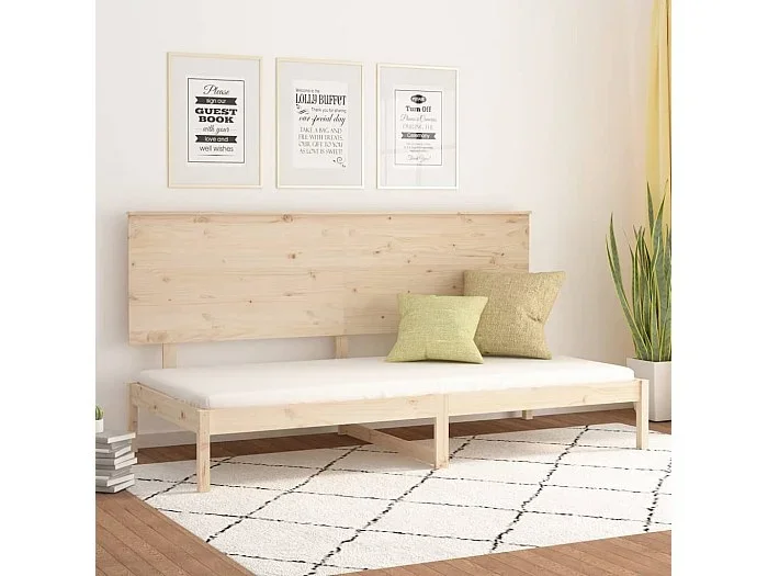 Cama -90×200 cm madera maciza de pino YOE35261