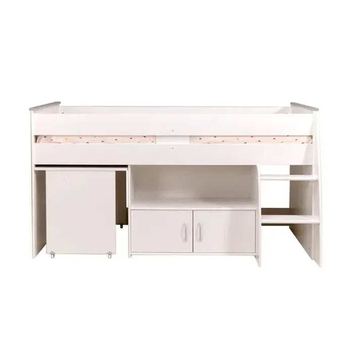 Cama combinada con escritorio y almacenamiento – 90×200 cm – Reverse