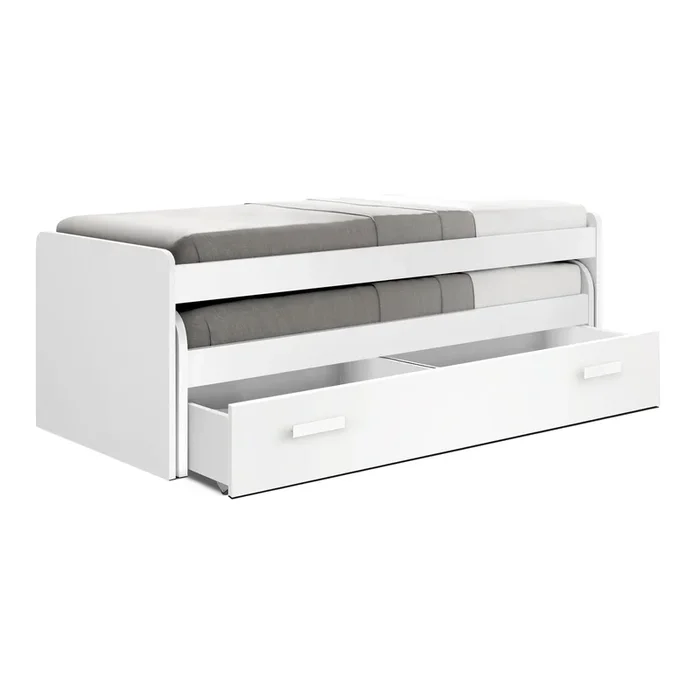 Cama Compacta – 90 Cm – Venprodin – 73x201x100cm – Blanco