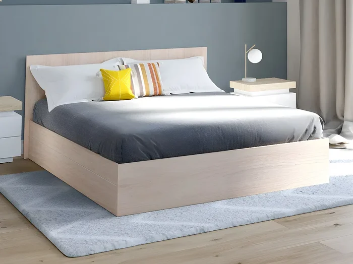 Cama con canapé abatible – 160×200 cm – Color natural – ELPHEGE