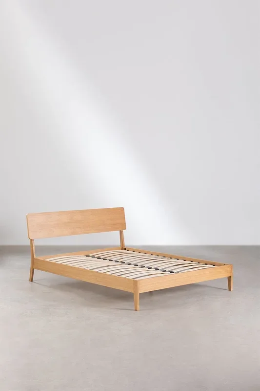 Cama en Madera Gellis 150 x 200 cm – SKLUM