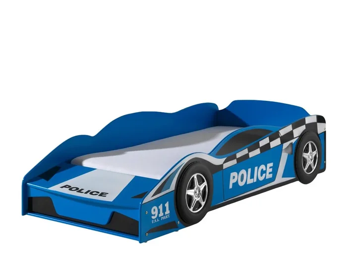 Cama Infantil AUTO KSB015 75x173x41 Azul