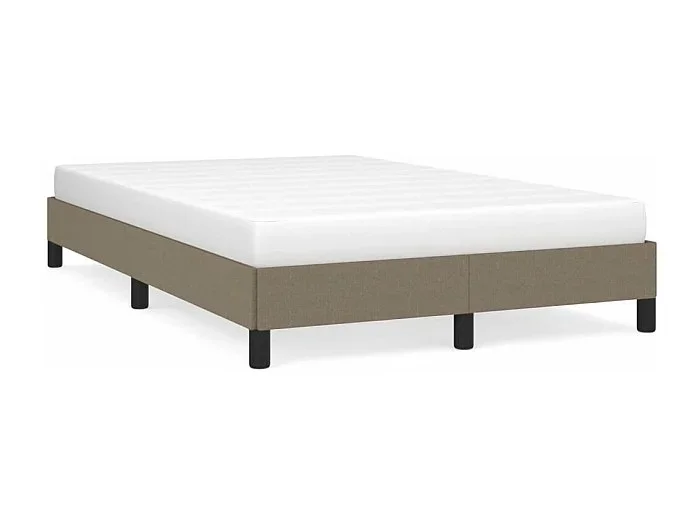 Cama matrimonial- 120×190 cm tela gris taupe ES797252
