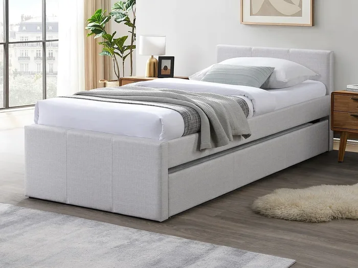Cama nido 90 x 190 cm – Tela – Beige – DORITALO