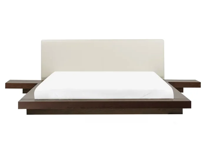 Cama ZEN 160 x 200 cm Fresno oscuro