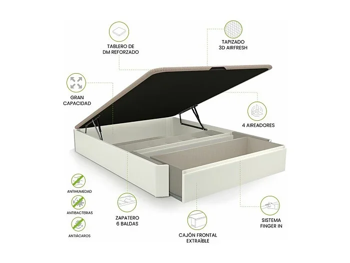 Canapé Luxury S-Max 3D Blanco