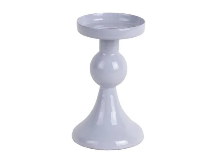 Candelabro pequeño y moderno – Morado suave
