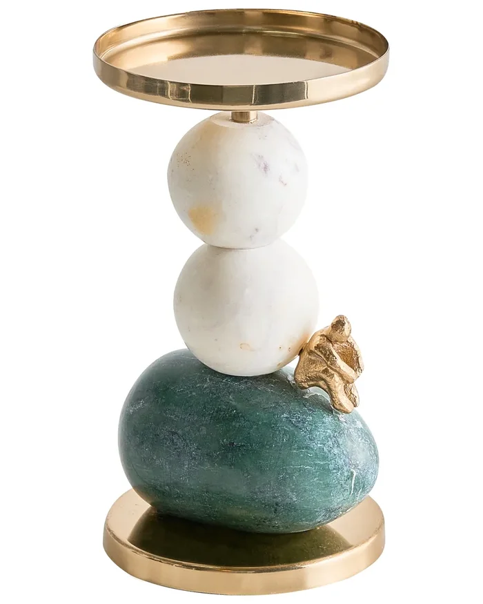 Candelero KRIVODOL Mármol 20 cm Multicolor