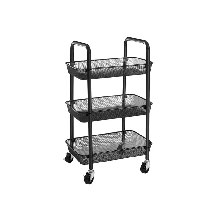 Carrito de Cocina Negro-SONGMICS