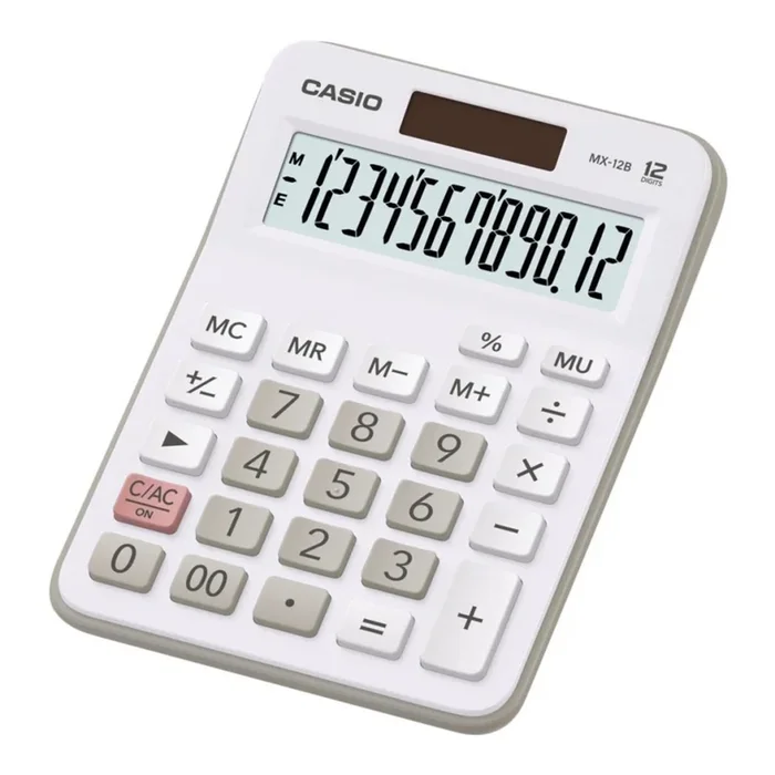 Casio – Calculadora de mesa 1xLR1130 plata