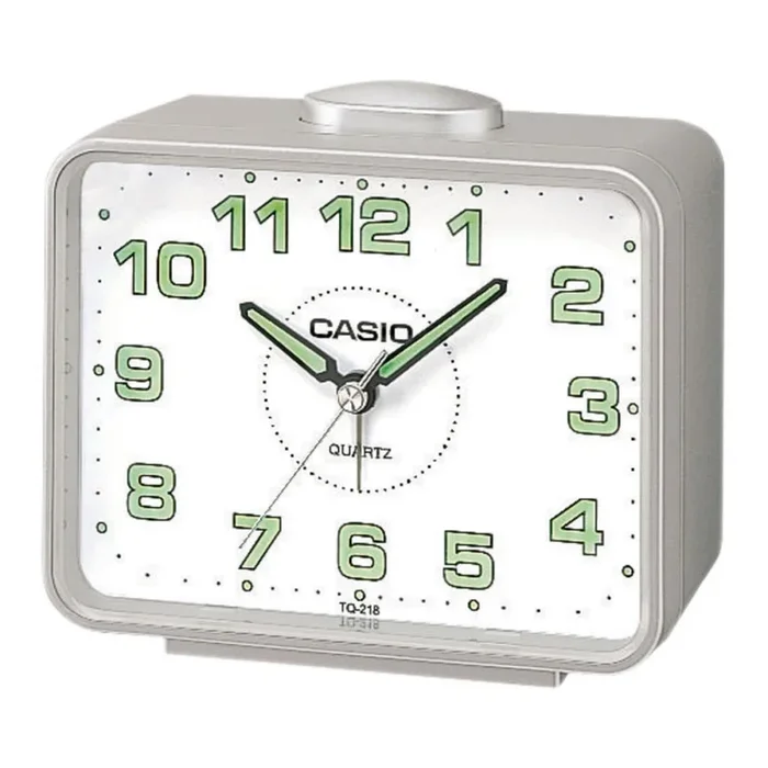Casio – Reloj despertador 1xLR14 plata