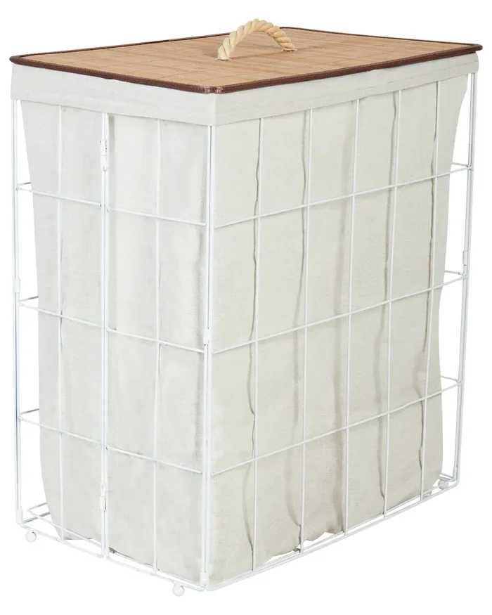 Cesta MIRISSA Metal Blanco 100 L