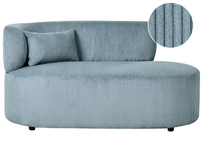 Chaise longue izquierdo VANVEY Pana Azul