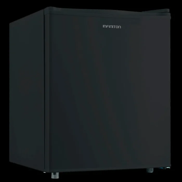 CL-42L5NET Frigorifico 1 Puerta Negro 51x44x47 Cm, Clasificación Energetica E, Capacidad Total Neta 41(l), Puerta Reversible.- Infiniton