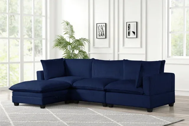Cloud Blue Modular Sectional