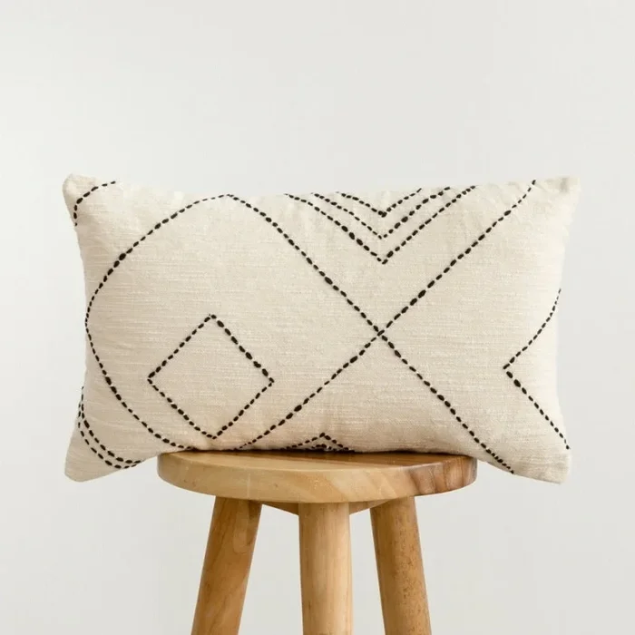 Cojín Akar Blanco – Kenay Home