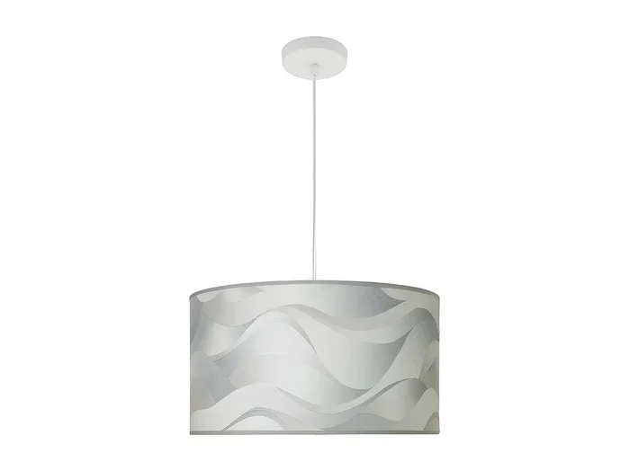 Colgante Con Pantalla Modelo Moda Ola Gris