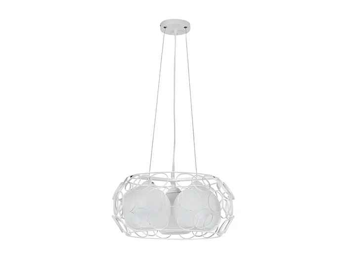 Colgante Vintage Modelo Peregrino 3 Luces Blanco