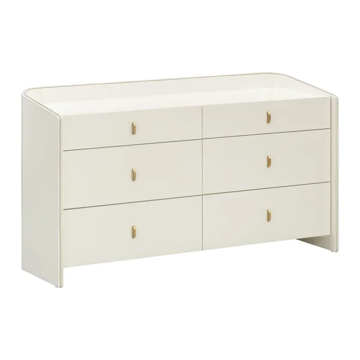 Collins Cream 6-Drawer Dresser