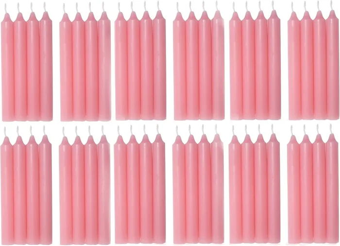 COM-FORT HOUSE- Vela de mesa Pack velas de 48 Unidades