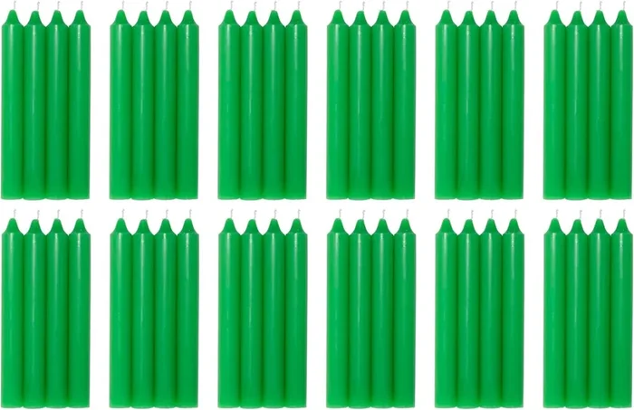 COM-FORT HOUSE- Vela de mesa Pack velas de 48 Unidades