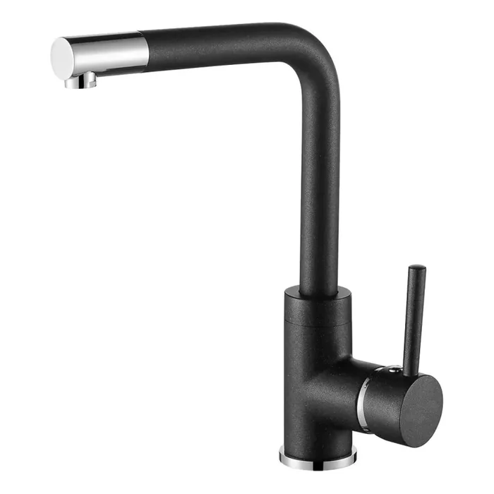 Concept BDG4327BC – Grifo para fregadero de 27,3 cm, acabado granito/negro