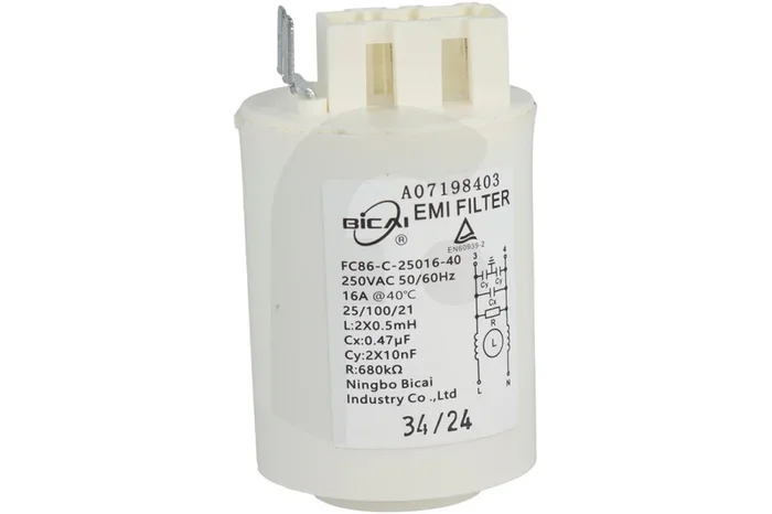 Condensador (condensador de supresión para interferencias) 0,47uF para AEG, Electrolux y otros microondas combinado 140071984011
