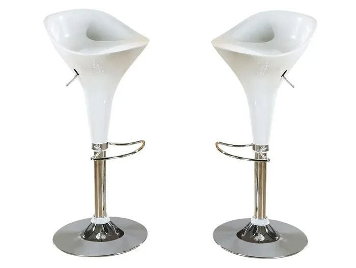 Conjunto 2 taburetes Dublin (Color Blanco)