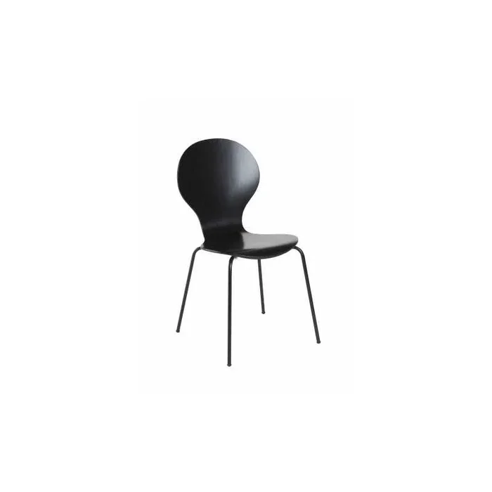 Conjunto 4 sillas Boon (Color Negro)