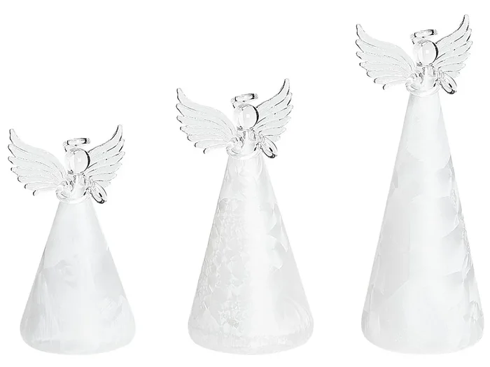 Conjunto de 3 figuras decorativas navideñas con iluminación LED KITTILA