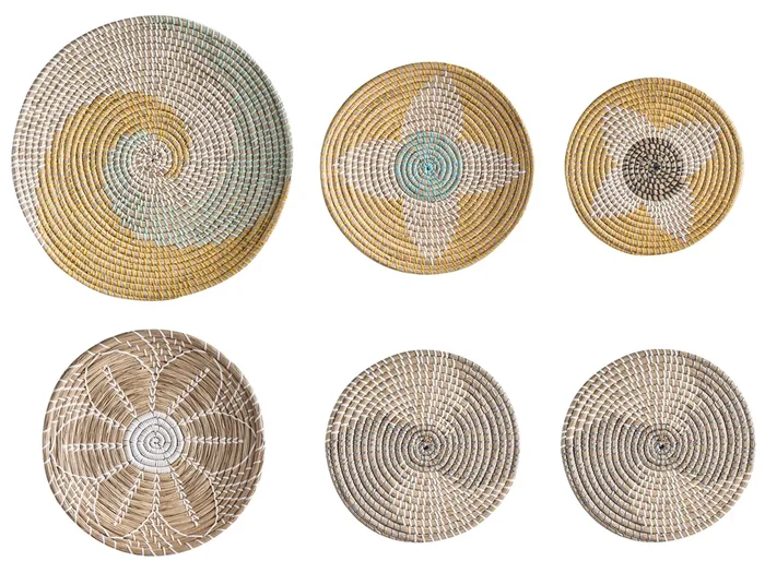 Conjunto de decoraciones colgantes BACNINH Algas marinas 46/35/30 cm Multicolor