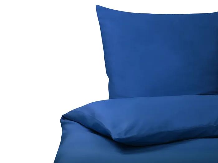 Conjunto de fundas de edredón HARMONRIDGE Satén de algodón 200 x 220 cm Azul oscuro