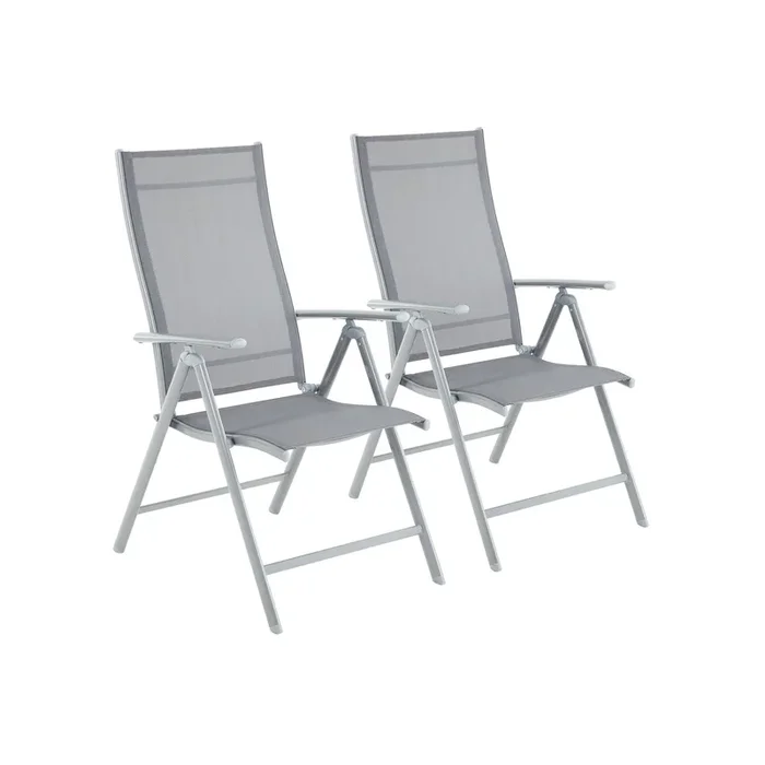 Conjunto Sillas Jardín Plegables-SONGMICS