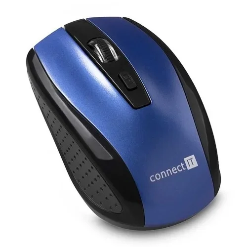 CONNECT IT CI-1225 – Ratón inalámbrico 800/1200/1600 DPI 2x AAA negro/azul